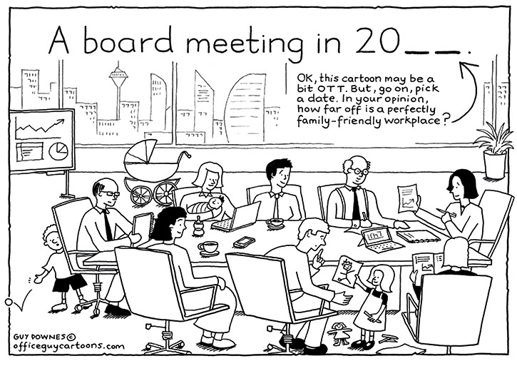 office meeting cartoon